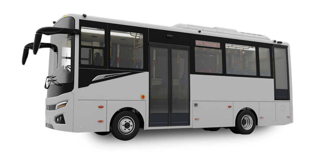 03-Electric 8 Meters Bus High Floor_left front