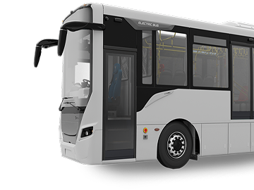 Electric 12 Meters Bus High Floor (Tidar)