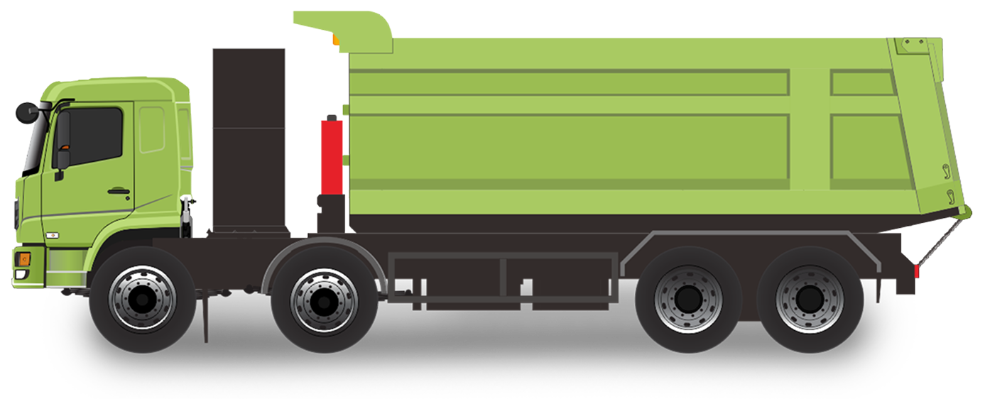 Electric Dump Truck 8x4 Mamberamo