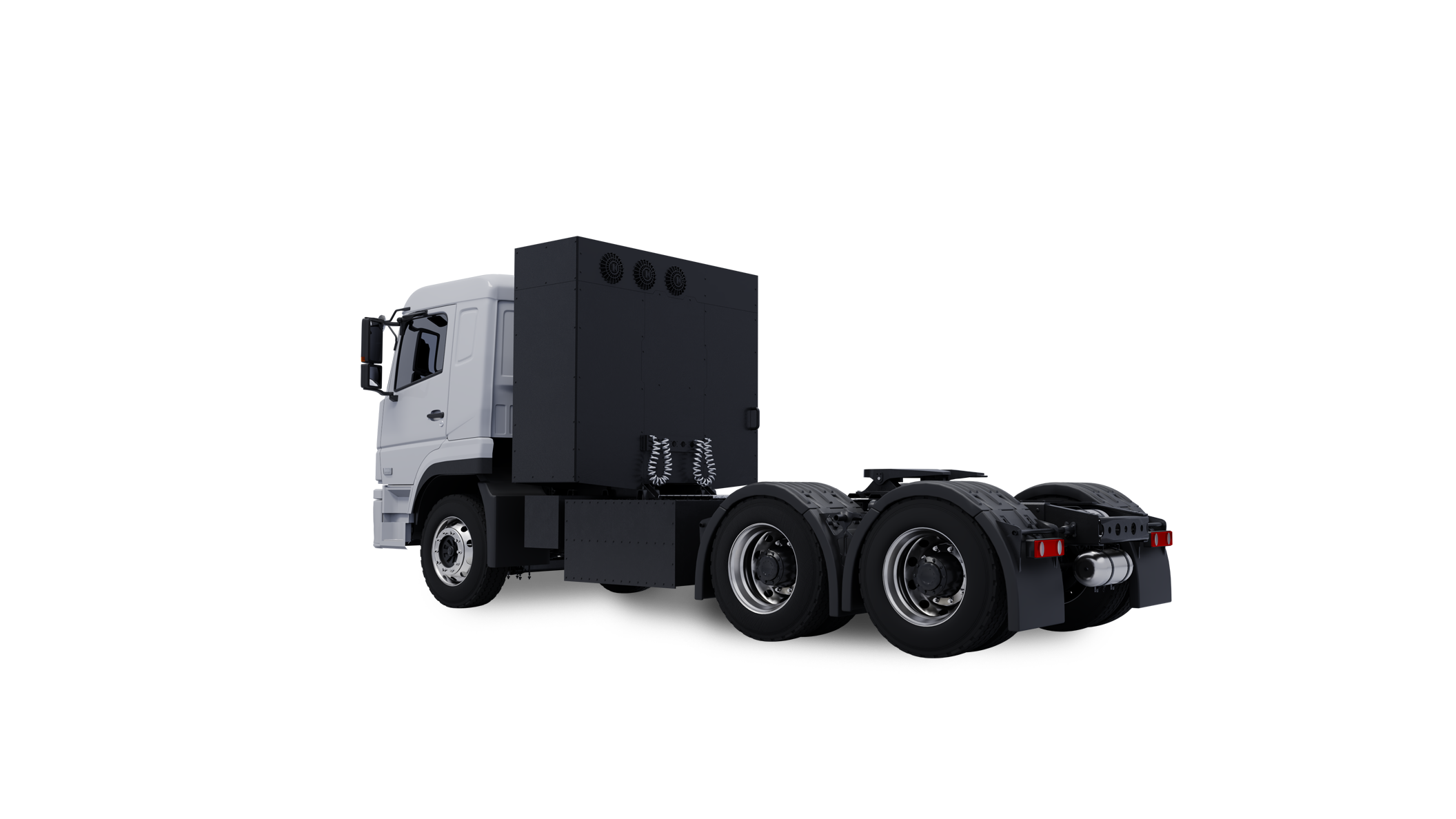 Electric Tractor Head 6x4 Off-Road (Kapuas)behind