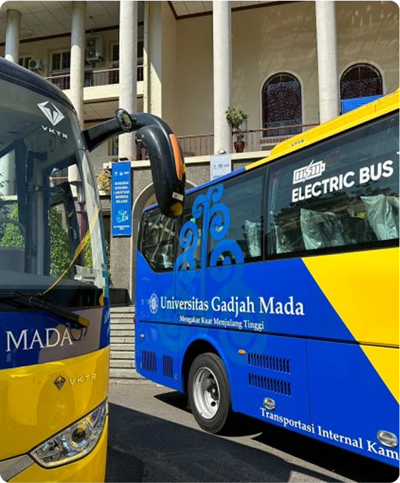 VKTR Facilitates the Provision of Electric Buses from the Ministry of Investment and Downstream Industry (BKPM) to UGM